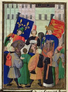 Proklamation eines Waffenstillstands zwischen England und Frankreich