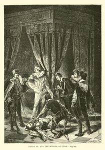 Heinrich III und der Mord an Guise von French School