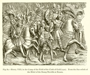 Heinrich VIII. im Lager des Feldes des Goldenen Tuchs (1520)