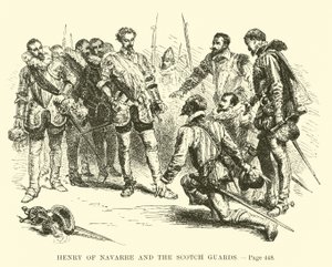 Heinrich von Navarra und die schottischen Wachen von French School