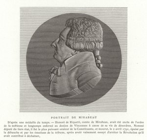 Honoré Gabriel Riqueti, comte de Mirabeau von French School
