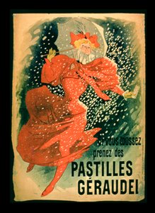 Wenn Sie husten, nehmen Sie Geraudel Pastillen von French School
