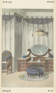 Illustration aus dem Innenarchitektur-Produktkatalog von A R & Cie, Frankreich