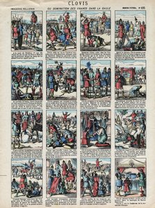 Bilder von Epinal des Hauses Pellerin - ca. 1913 - Clovis oder die Herrschaft der Franken in Gallien von French School