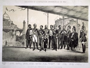 Kaiserliche und königliche Besucher der Weltausstellung in Paris, 1867