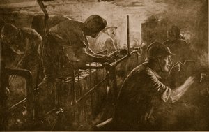 Innenraum eines Panzers der französischen Angriffsartillerie, 1914-18 von French School