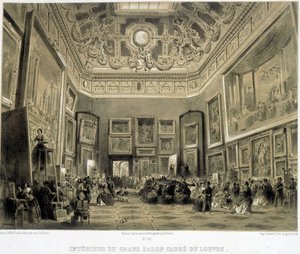 Innenansicht des Grand Salon Carré du Louvre