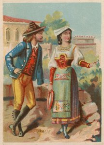 Italienische Tracht von French School