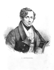Jakob Meyerbeer (1791-1864) deutscher Komponist, graviert von den van Lier Brüdern von French School