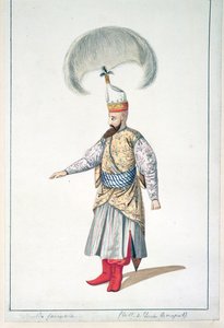 Janitscharenoffizier, osmanische Periode, drittes Viertel des 18. Jahrhunderts von French School