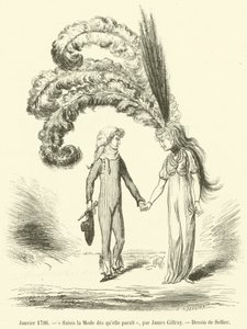 Januar 1796, Ergreife die Mode, sobald sie erscheint