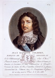 Jean-Baptiste Colbert, Marquis de Seignelay, aus Portraits des grands hommes, femmes illustres, et sujets memorables de France, veröffentlicht 1787-92