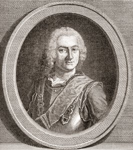 Jean-Baptiste François Desmarets, Marquis von Maillebois, Marschall von Frankreich. Aus Les Heures Libres, veröffentlicht 1908 von French School