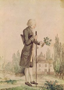 Jean-Jacques Rousseau sammelt Kräuter in Ermenonville