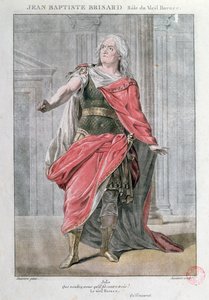 Jean Baptiste Brisard in der Rolle des Vieil Horace in der Tragödie 
