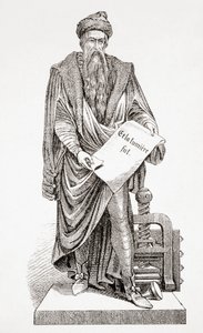 Johannes Gutenberg, aus L
