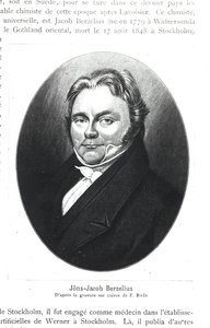 Jons Jakob Berzelius (1779-1848) nach einem Stich von F. Bolt von French School