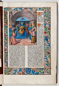 Josephus überreicht sein Buch dem Kaiser Vespasian von French School