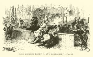 Turnier zwischen Heinrich II. und Montgomery von French School