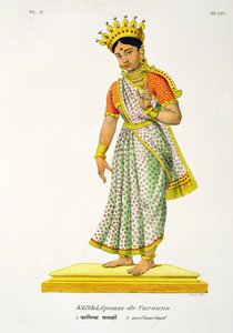 Kalika, Frau von Varuna, graviert von C. de Motte (1785-1836) von French School