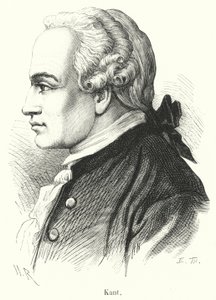 Kant (Gravur) von French School