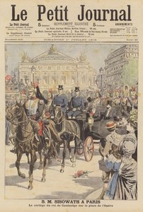 König Sisowath von Kambodscha besucht Paris von French School