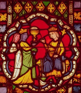 König Salomo und die Königin von Saba, ca. 1270 von French School