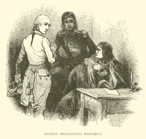 Klenau erkennt Napoleon (Stich) von French School