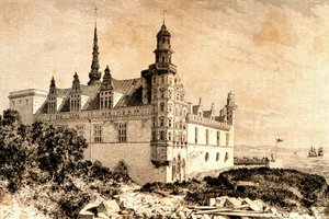 Schloss Kronborg, Hillerød, Dänemark, 1850er Jahre, aus `La Tour du Monde, veröffentlicht in Paris, 1860er Jahre