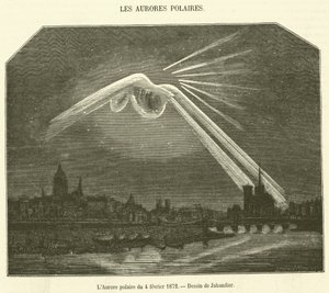 Das Polarlicht vom 4. Februar 1872 von French School