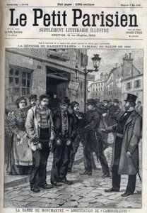 Die Bande von Montmartre: Polizei verhaftet Einbrecher in Paris, in "Le petit Parisien"