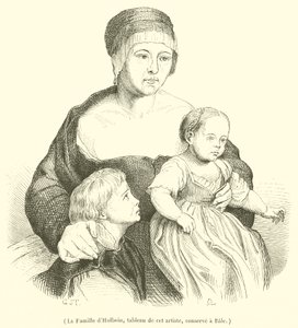 Die Familie von Holbein (Gravur)