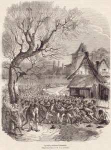 La Soule in der Basse-Normandie, veröffentlicht am 28. Februar 1852 von French School