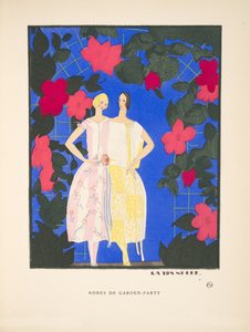 La Tonnelle, aus einer Sammlung von Modeplatten von French School