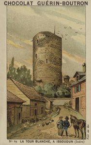 Der Weiße Turm in Issoudun, Indre von French School