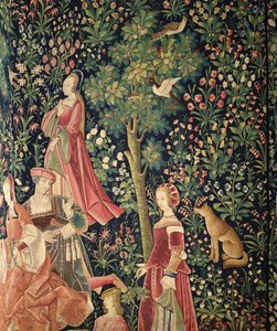 La Vie Seigneuriale: Junge Frauen und ein Fuchs, ca. 1500