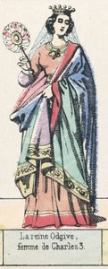 Königin Odgive, Frau von Karl III. von French School