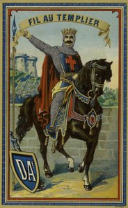 Etikett für Templer-Garn von French School