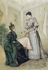 Damen beim Teetrinken, ca. 1890