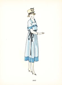 Damenmode, 1917 von French School