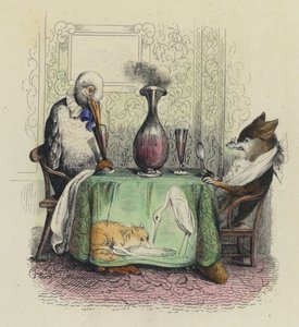Le Renard Et La Cigogne von French School
