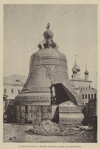 Der Zar der Glocken im Kreml von Moskau von French School