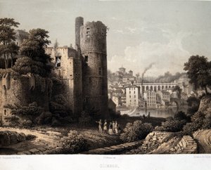 Das Schloss von Clisson - Lithografie