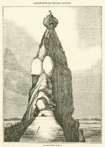 Der Berg Peter-Botte (Gravur) von French School