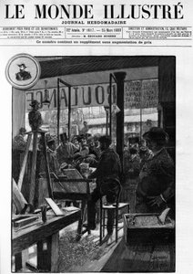 Die boulangistischen Demonstrationen in Paris, in „Le Monde illustré“ 1888