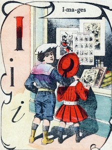 Buchstabe I: Bilder von French School