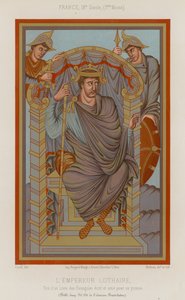 Lothar I., Heiliger Römischer Kaiser von French School