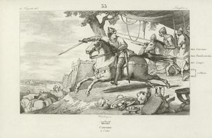 Lothar von Frankreich führt seine Armee in einen Angriff auf den Palast des Heiligen Römischen Kaisers in Aachen, 978