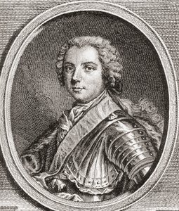 Louis, Dauphin von Frankreich, 1729-1765. Einziger überlebender Sohn von König Ludwig XV. Aus Les Heures Libres, veröffentlicht 1908. von French School