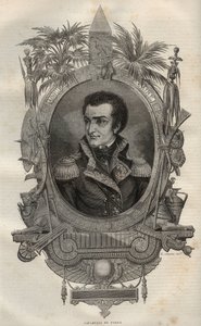 Louis Marie Maximilien de Caffarelli du Falga, französischer General während der Französischen Revolution - Gravur in „New National Encyclopedia“ von Maurice La Charest - 1870. von French School